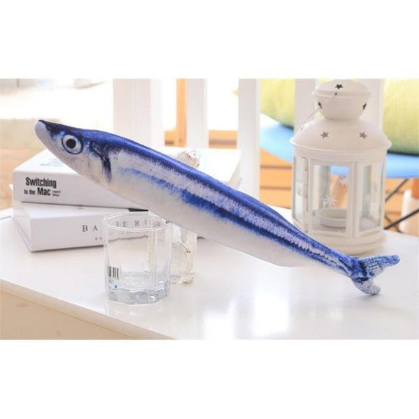 Stuffed Catnip Fish Plush Cat Toy